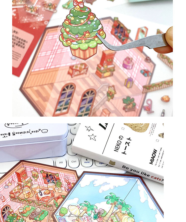 Stickers Stationery Type 1 Set Cartoon Daily Paper Cute Stickers