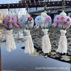 泰国清迈网红包挂挂件小象可爱配饰旅游纪念品伴手礼品大理丽江