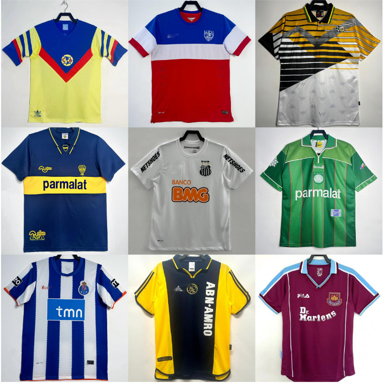 Camiseta retro de manga corta de la selección nacional de CULB, rara, de Boca, Irlanda, México, Estados Unidos, América, Dinamarca.