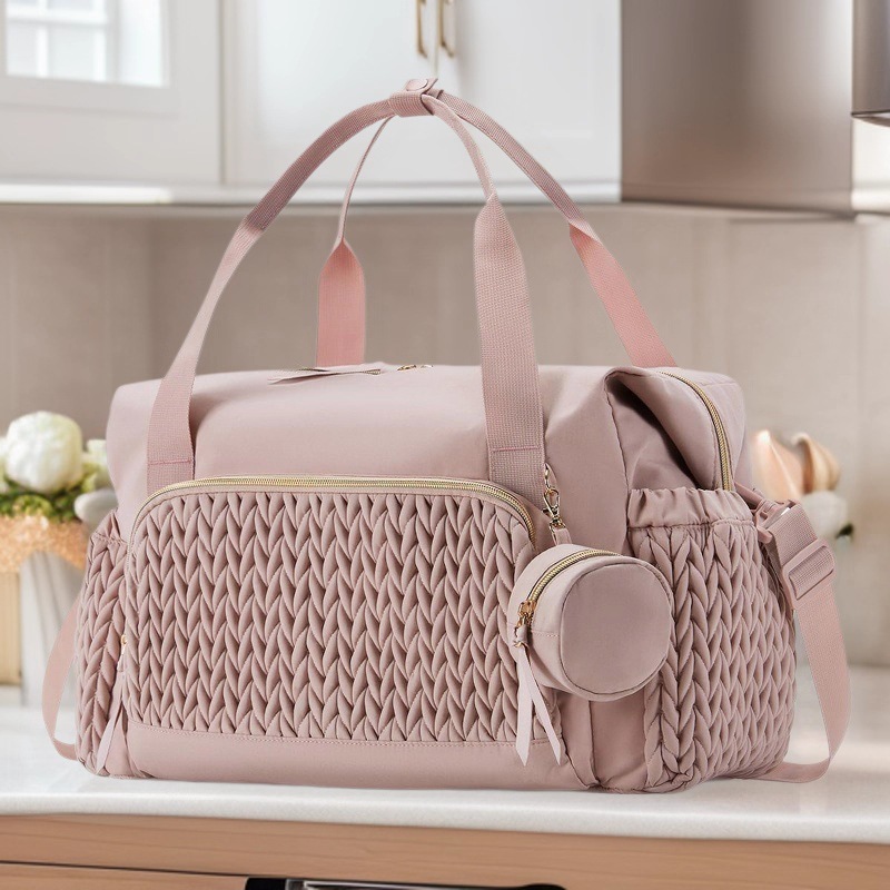 Cross-Border Bags, Mother and Baby Bags, Handbags, Large-Capacity Travel Diaper Bags, Maternity Hospital Bags, Yoga Mommy Handbags
