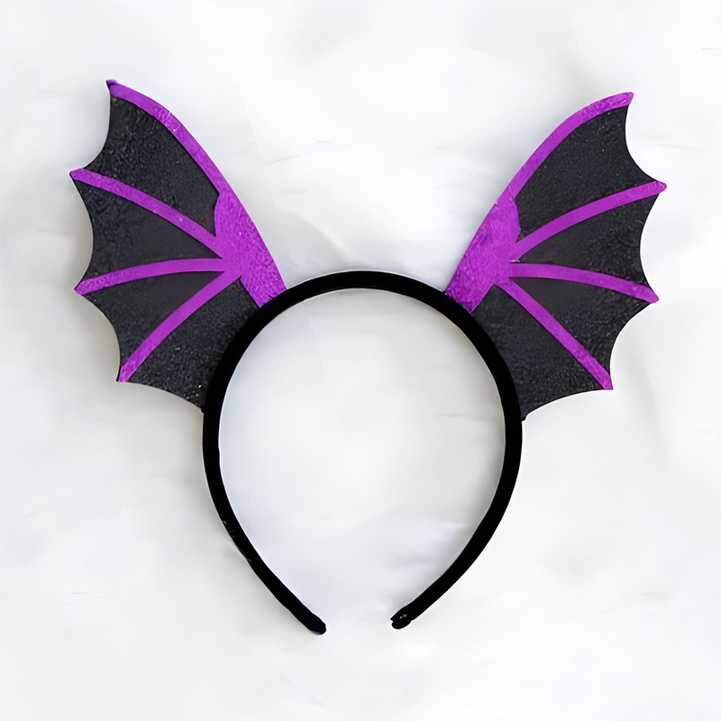 ハロウィン子供のリボンヘッドバンド面白いコウモリヘアアクセサリーコスプレヘッドバックルホリデーパーティードレスアップヘアアクセサリー|undefined