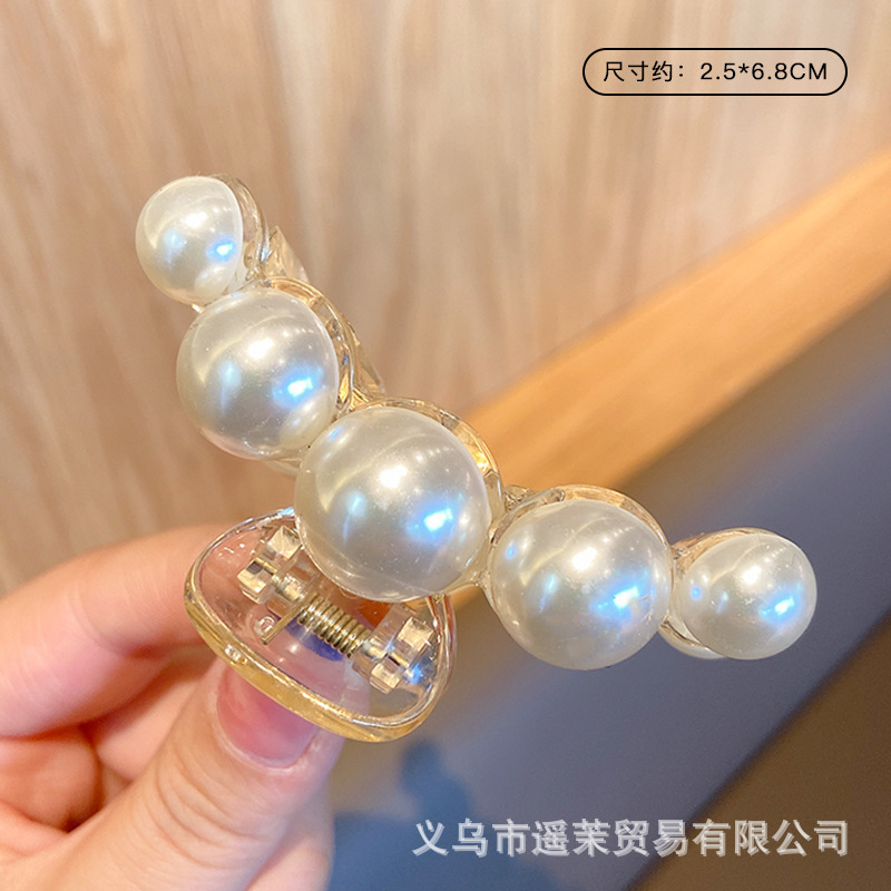 咖色磨砂抓夹女2025年新款发夹后脑勺大号发量多鲨鱼夹子发卡头饰|undefined
