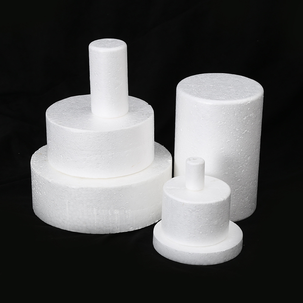 厂家现货圆柱泡沫模型高密度插花填充泡沫道具练习圆柱形泡沫模型