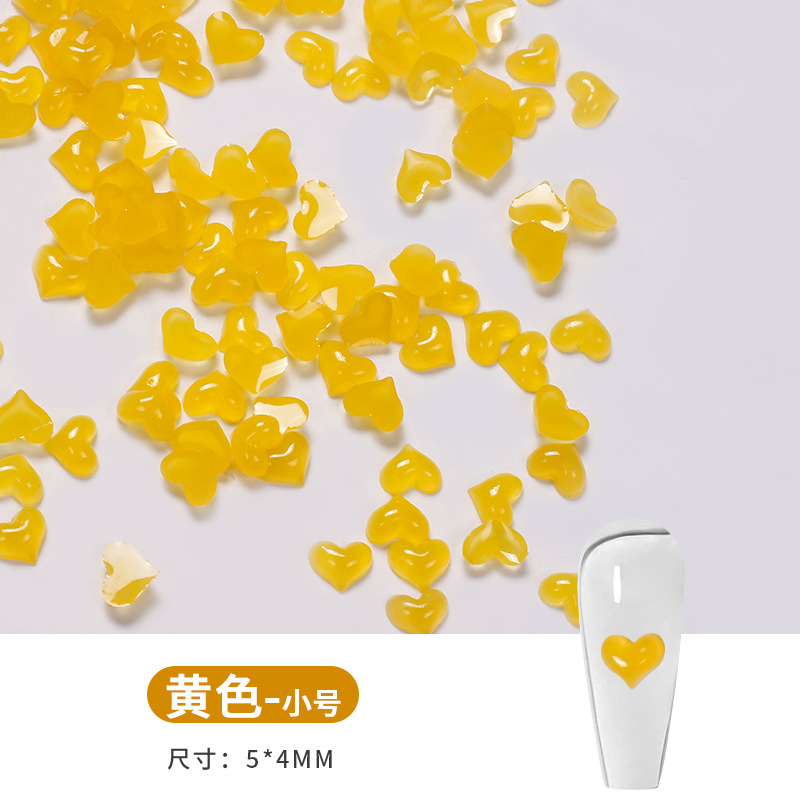 Nuevo amor perforación de uñas resina dulce perforación de uñas dulces perforación de uñas joyería perforación de uñas