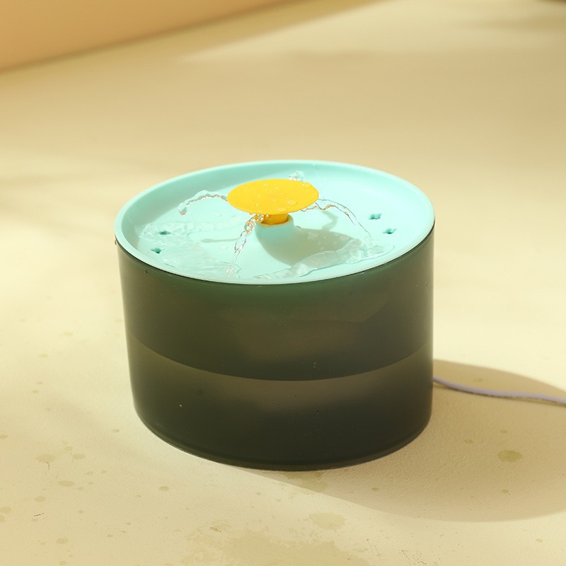 Gato automático dispensador de agua móvil dispensador de agua de bucle mudo filtro alimentador de agua de perro suministros de mascotas