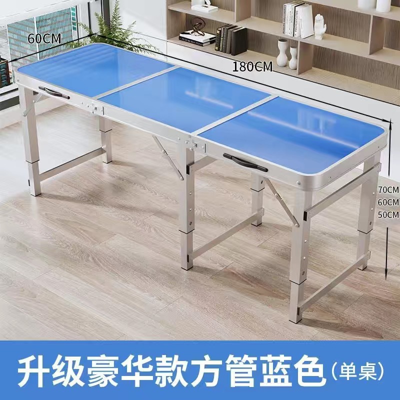 Azul de mesa única de tubo cuadrado 180 * 60