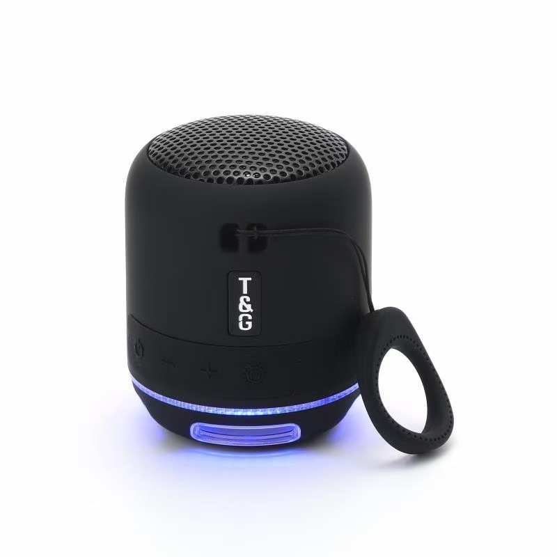 Tg294 bluetoothスピーカーledライトミニクリエイティブ屋外ポータブルサブウーファーカードtカードuディスク接続|undefined