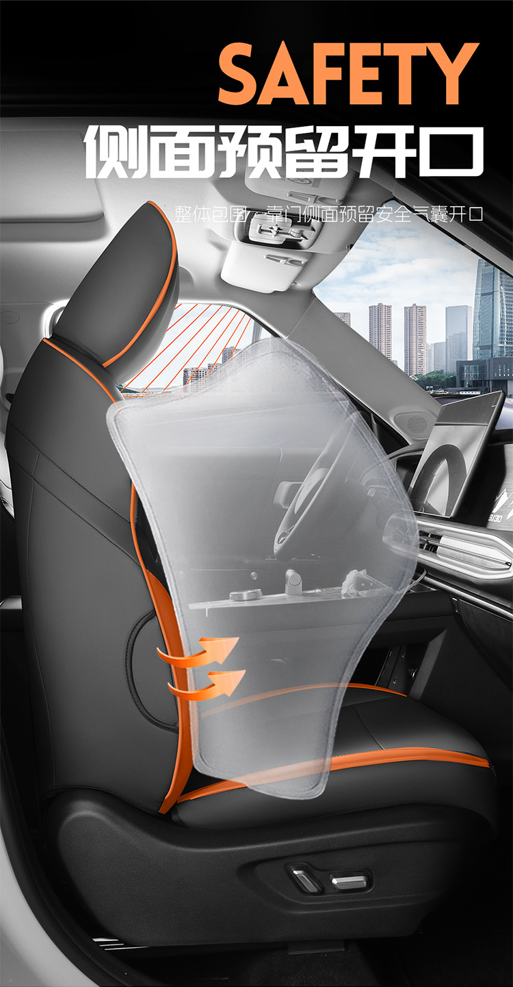 2026 Model Traveler 1.5t Dct Two-Wheel Drive Standard Version Beijing Bj30 Car Seat Covers for Five-Seater and Seven-Seater, Full Coverage