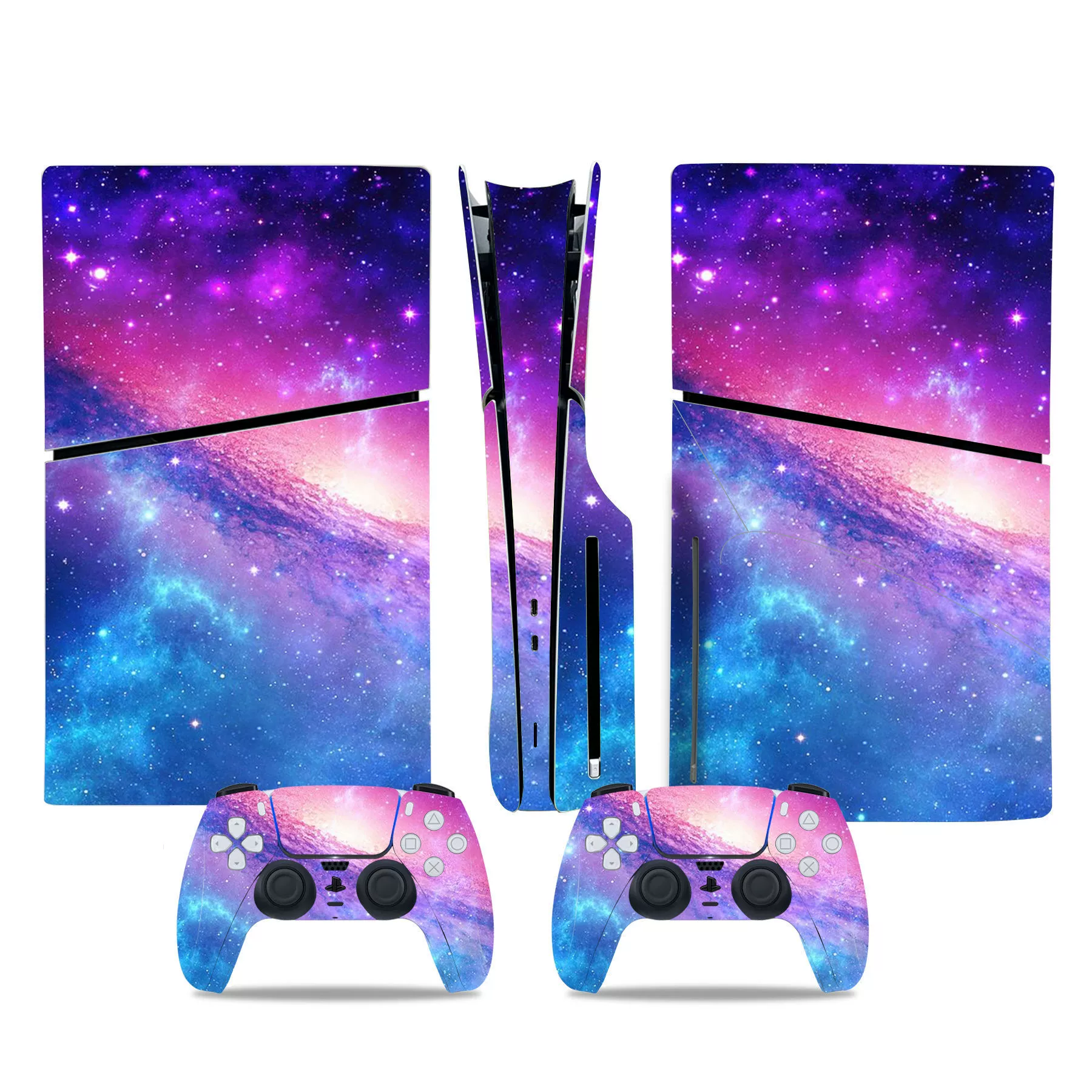 Наклейка на консоль (PS5 Slim), матовая защитная наклейка, индивидуальный рисунок, ультратонкая 0.001 мм