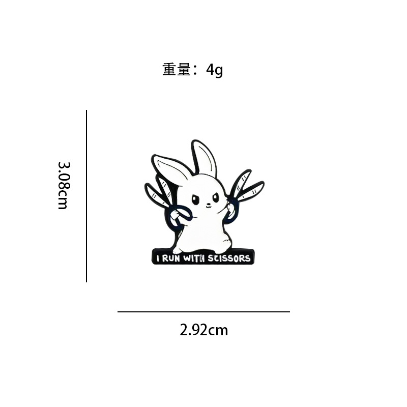 Broche de dibujos animados transfronterizos joyería ins accesorios de ropa alfileres de aleación animal lindo metal todo fósforo insignia decorativa