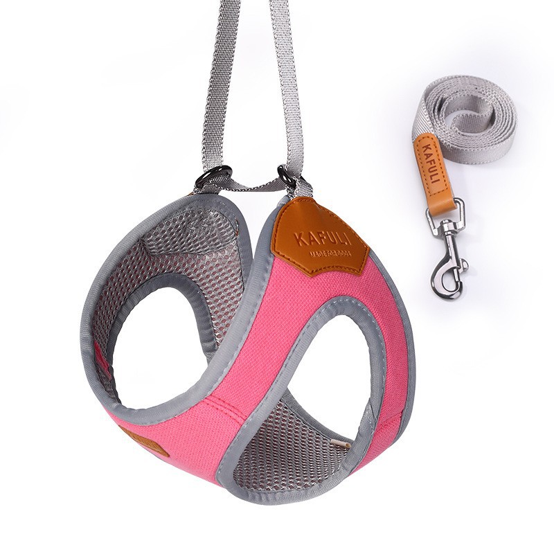 Perro correa para el pecho del animal doméstico chaleco transpirable Tipo mediano y pequeño perro cuerda fabricante suministros mascotas en stock