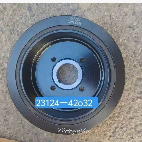Подходит для двигателя H1 23124-42032 2312442030 D4BH, шкив коленчатого вала, колесо коленчатого вала