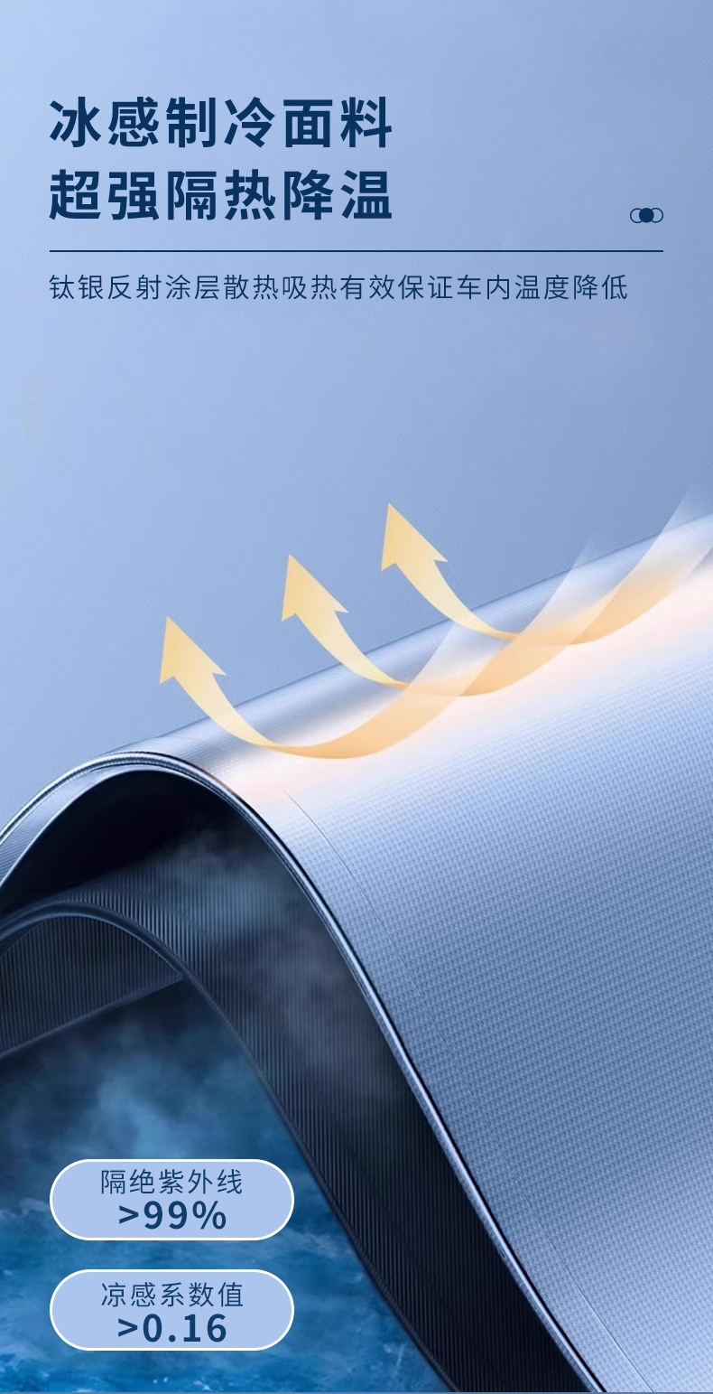 Drawstring Front Sunshade for Car, Sun Protection and Heat Insulation, Car Windshield Sunshade, Car-Mounted Sunshade Umbrella Type Sunshade