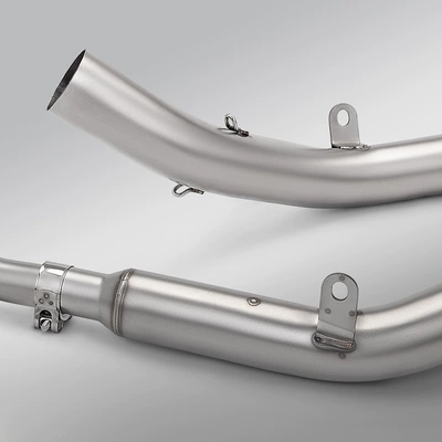 Motorcycle exhaust pipe | Section and Hexagonal Tail Section
