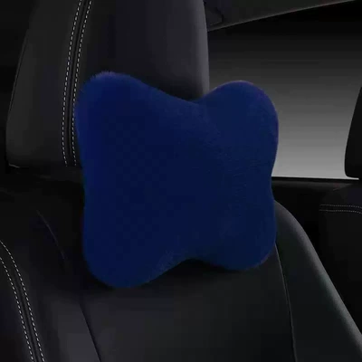 Headrest | Cervical Spine Pillow - plush-headrest-sapphire-blue-one