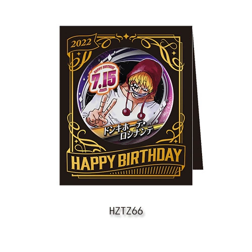 Бейдж дня рождения Comic Factory ONE PIECE Лuffy Zoro Chopper Sanji Nami стойка для бейджей на день рождения