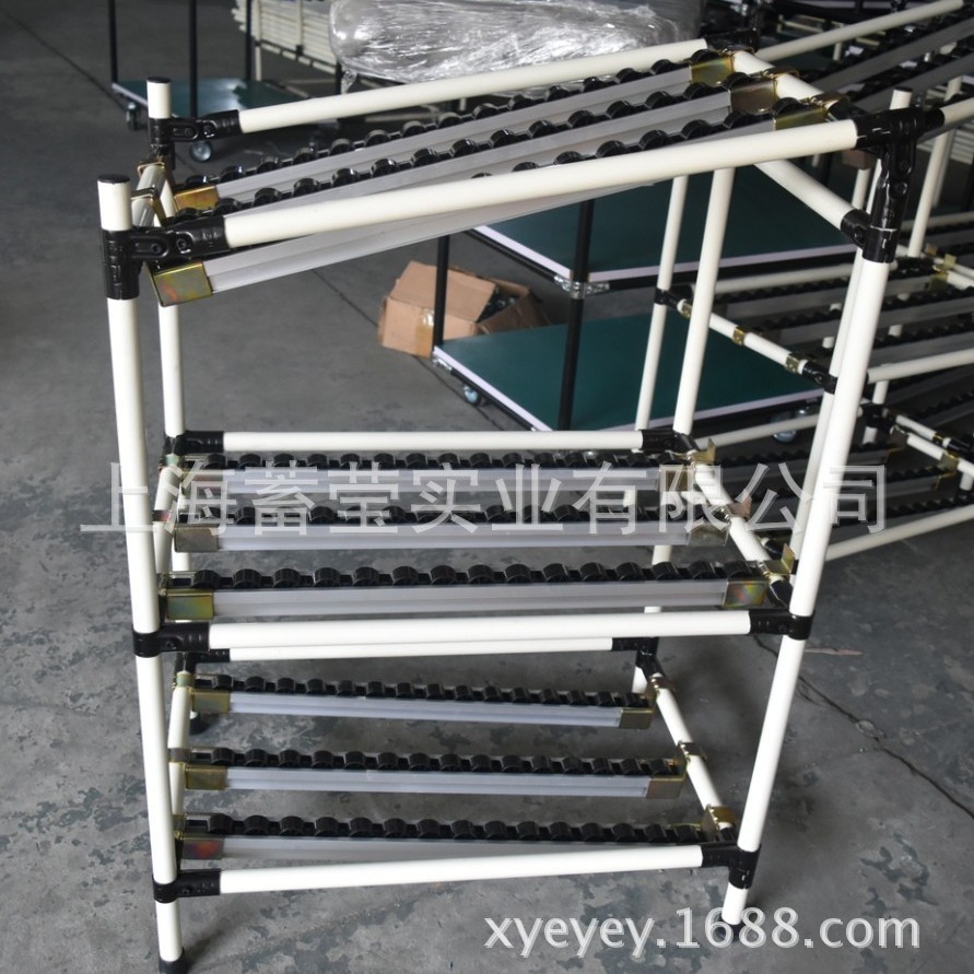 供应防静电复合管货架 精益管货架 流利条货架 柔性管货架工作台