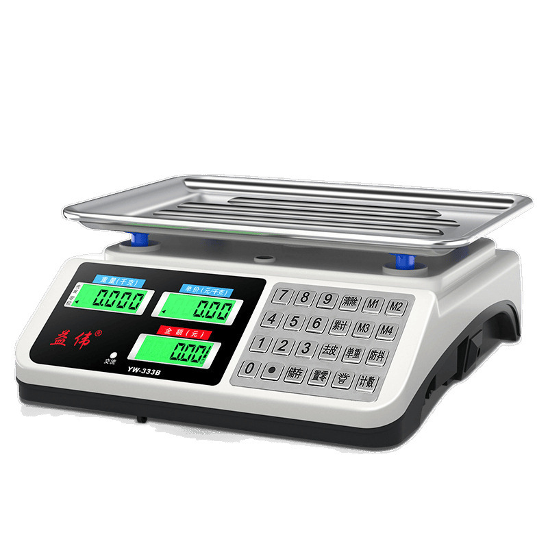 Escala electrónica de alta precisión comercial de venta de verduras de precisión 30 básculas para negocios portátiles kg pesado al por mayor image 6