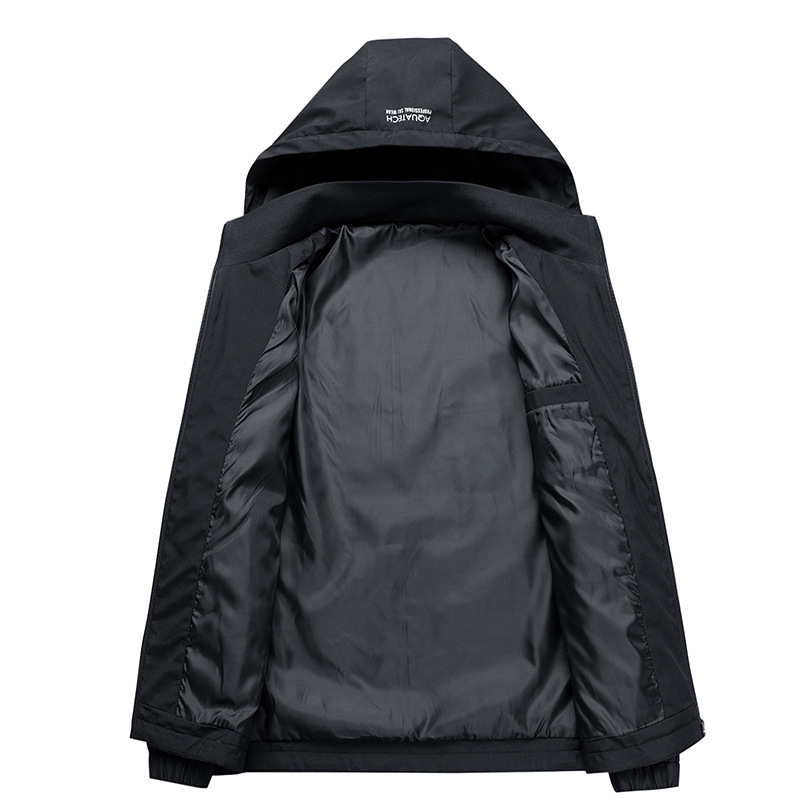 Spring And Autumn Outerwear Hooded Casual Workwear Slim Fit Youth 2024 New Jacket Men's Windproof Top_voghion.com