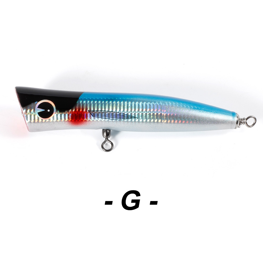 Noeby/noeby 18cm/80g cebo mar pesca madera ola escalada cebo luya cebo popperlure arma de oro GT cebo