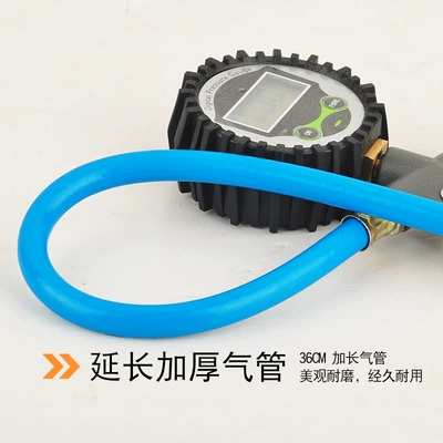 Air pressure gauge/tire pressure gauge Head Backlight Digital Air Gun Digital