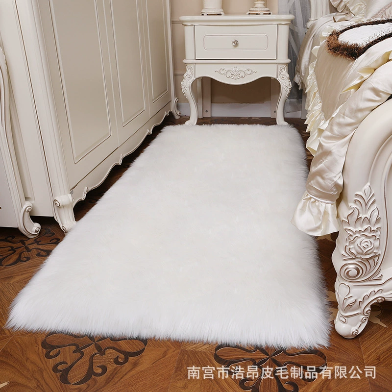 Плюшевый ковер европейская имитация шерстяной кожи утолщение детская спальня ковер коврик для гостиной коврик