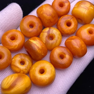 Pure natural beeswax West Asia reflux old wax jujube beads, safe buckle wax rich