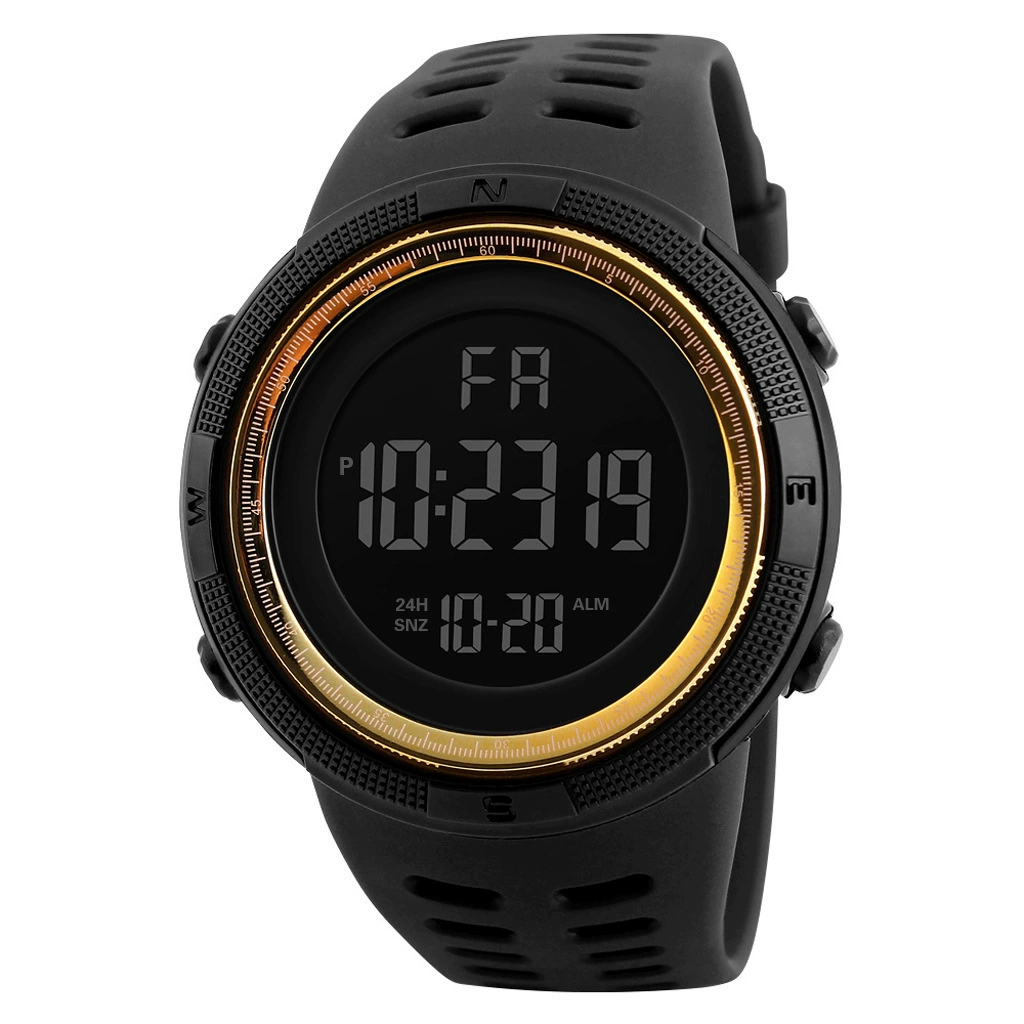 Digital Travel Watch, Sports Unisex, Large Screen Display, 24h, Multiple Colors