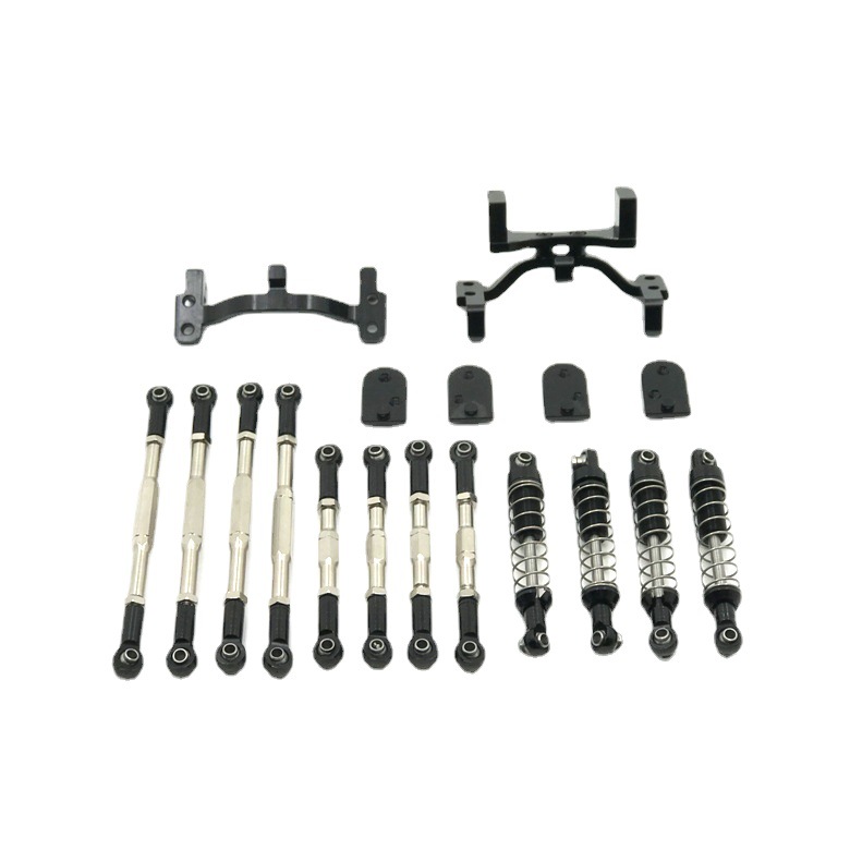 Naughty Dragon 1/16 C34 C44 accesorios de actualización y modificación de metal del coche de control remoto barra de tracción del amortiguador barra de tracción del asiento