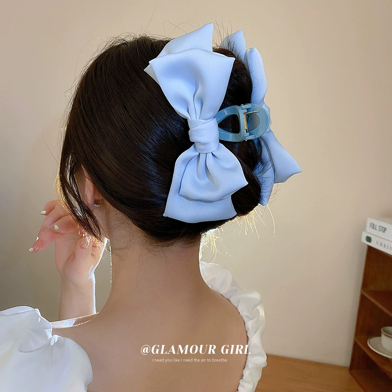 Двухслойная большая летняя заколка для волос с бантом, акула, модный аксессуар для волос, оптовая продажа