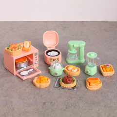 1:12 Dollhouse娃娃屋袖珍迷你厨房烤箱电饭煲 微缩食玩场景模型