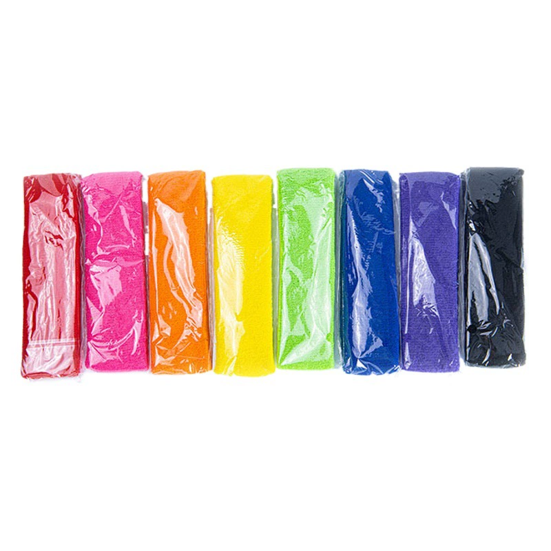 Спортивный пояс для пота Трикотажное полотенце Теплая резинка для волос Баскетбол Фитнес Бег Йога Антиперспирантная лента