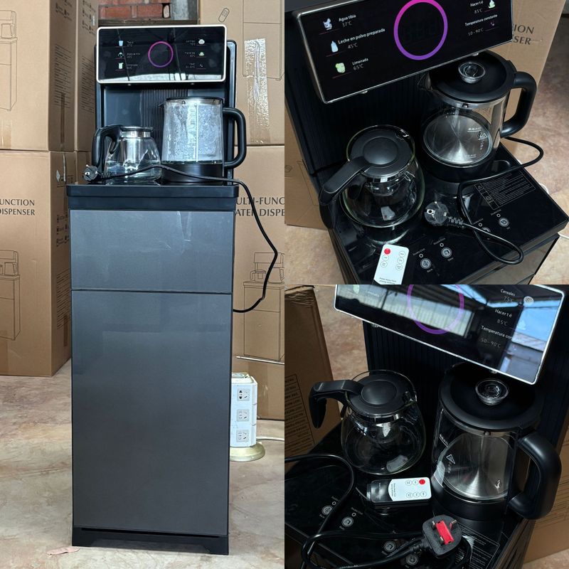 越境家庭用小型全自動冷温縦型ティーバーマシン、インテリジェント音声リモコン付きウォーターディスペンサー、工場卸売|undefined