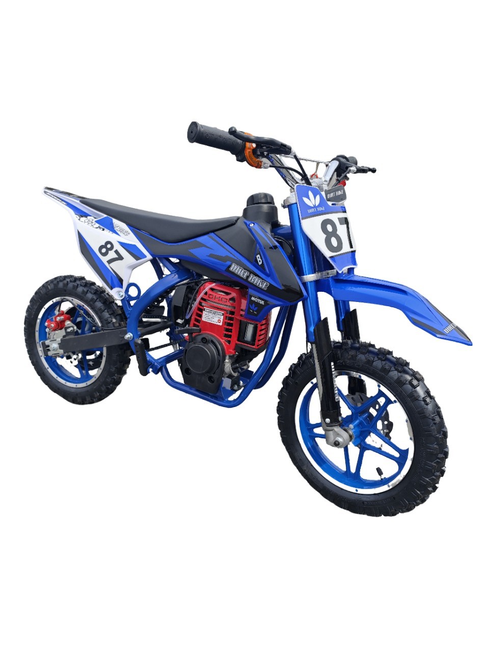Small Motorcycle with 2-Stroke and 4-Stroke Engines, 49Cc Fuel Version, Small Off-Road Vehicle K6 Mountain Bike Pedal