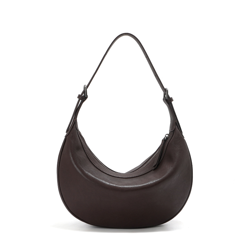 2026 New Crescent Hobo Bag For Women, Large Capacity Commuter Shoulder Bag, Premium Genuine Cowhide Niche Underarm Bag - Thumbnail 7