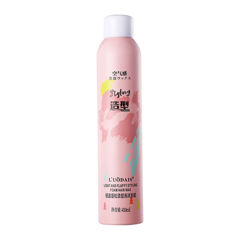 洛黛诗轻盈蓬松造型泡沫发蜡法式烫羊毛卷摩丝护卷理发店厂家批发|undefined