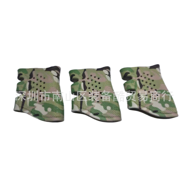 跨境速卖通 Glock手把防滑迷彩胶套G17,G18,G19,M4通用软胶握把套
