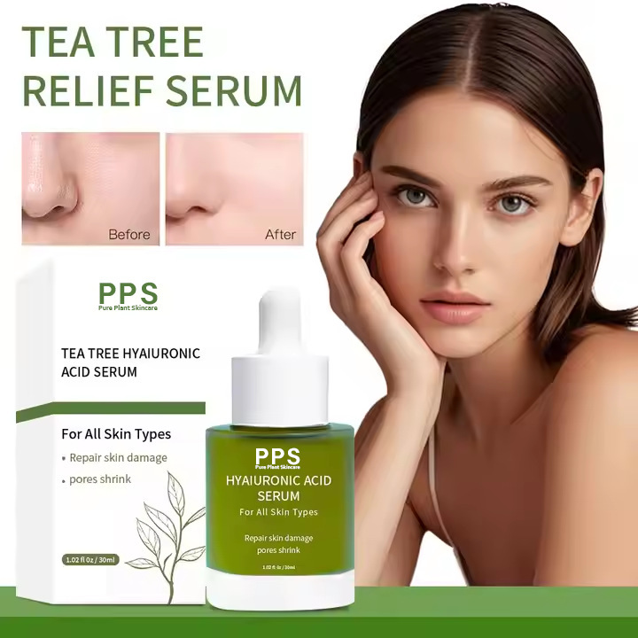 クロスボーダー Lazada HYAIURONIC ACID SERUM すべての肌用 緑茶エッセンス ニキビ除去|undefined
