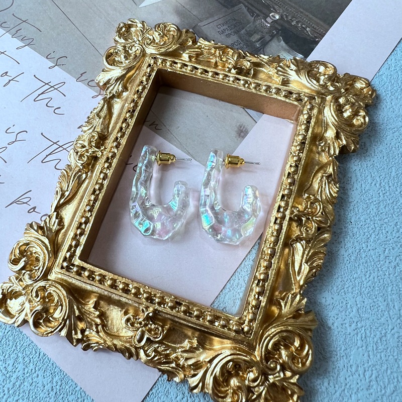 5g Weight Ear Studs Classification 1 Pair Quantity Daily Occasion Alloy Material U Shape Pattern Women'S Gender Plating Design Simple Style Style 1 Pair Simple Style U Shape Alloy Plating Women's Ear Studs 5