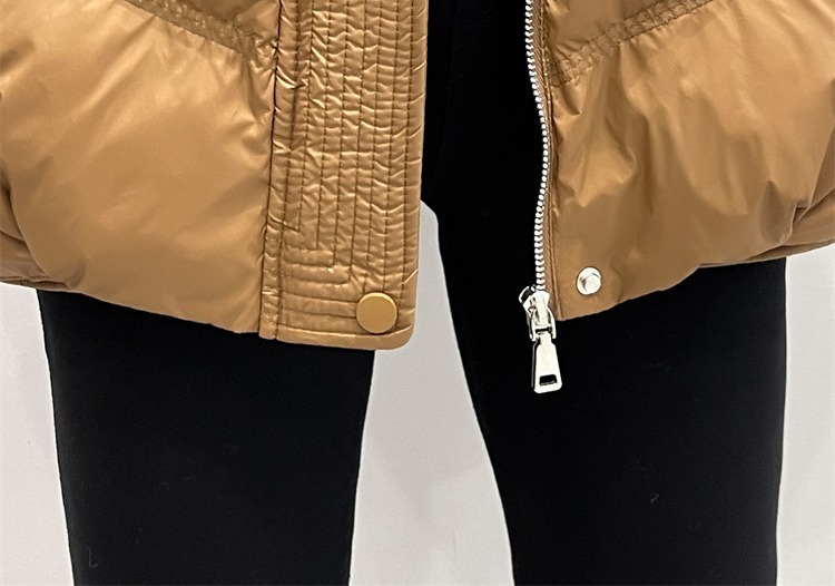 Damenbekleidung Gestrickte Ärmel Warme Jacke Weste für Damen 2024 Winter Neue Art Mode Kapuzendesign Warme kleine Außenweste_voghion.com