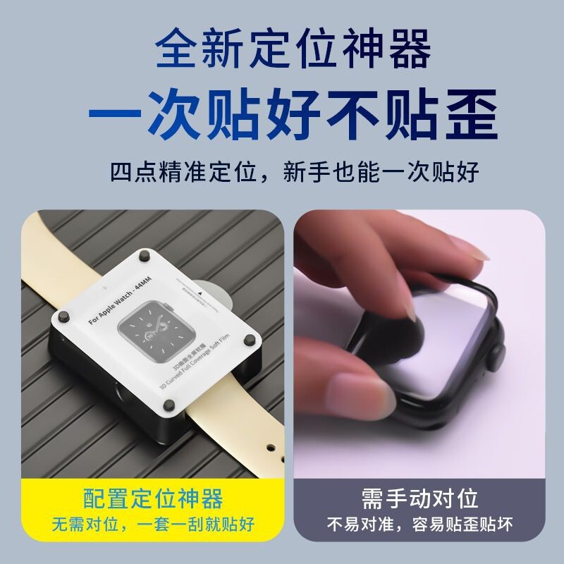 Suitable for Applewatchs10 Film, Apple Watch S9 Screen Protector, S7/S8 Film, 46mm Positioning Film