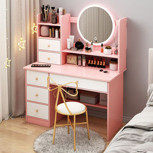 Dressing Table New Modern Simple Bedroom Small Apartment Storage Cabinet Integrated Dressing Table Internet Celebrity Dressing Table Dressing Cabinet