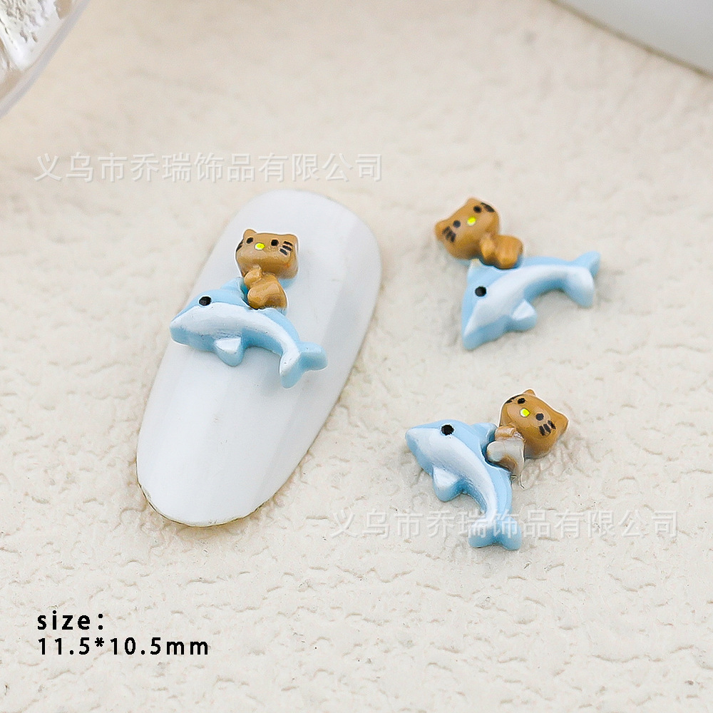 Hello Kitty Nail Art Red de celebridades de Internet Joyas de dibujos animados Sanrio diamante de resina pintado a mano lindos accesorios de gato KT