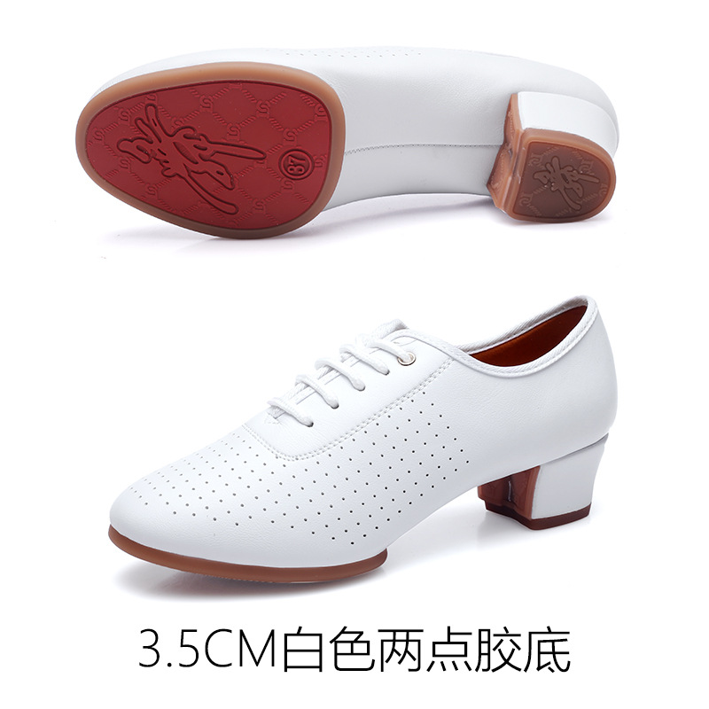 Zapatos de baile latino de las mujeres adultas Mediados de talón zapatos de baile inferiores suaves zapatos de baile de marinero de baile