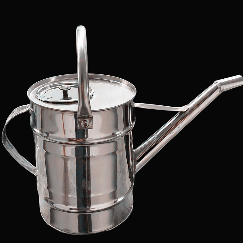 커버와 그물이있는 10 리터 스테인레스 스틸 (영원히)