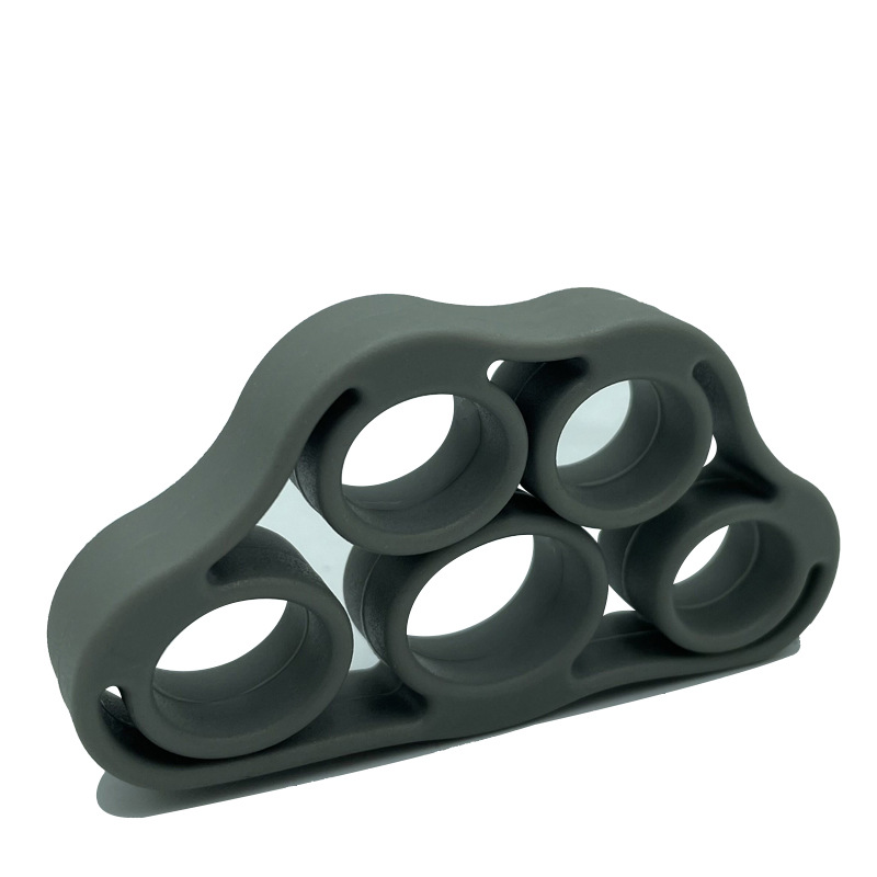 Camilla de dedo de silicona entrenador de dedo de fitness en casa Ejercicio de rehabilitación de manos de mediana edad y ancianos entrenador de cinco dedos