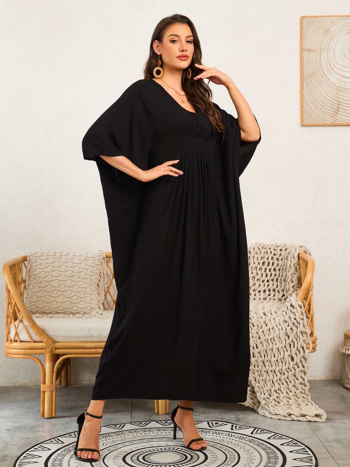 Nuevo transfronterizo europeo y americano tejido a mano vestido de playa bikini suelto camisa trajes de baño camisa protector solar BM23