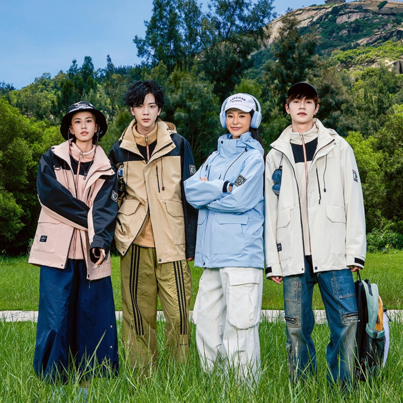 Resistente al aire, impermeable y cálido, brújula al aire libre 3 - en - 1 para hombres y mujeres, otoño y invierno 2024 nuevo abrigo grueso