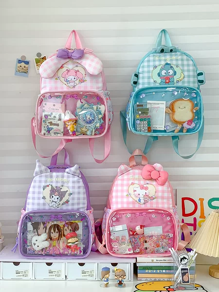 Kindergarten School Bag 2025 New Model for Children, Large Capacity Backpack for Primary School Students, High-Value Cartoon Backpack