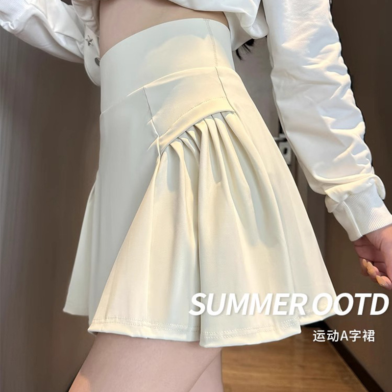 LULU Fake Two-piece High Waist Sports Skirt Women's Tennis Running Dance Fitness Yoga Skirt LULU Fake Two-piece High Waist Sports Skirt Women's Tennis Running Dance Fitness Yoga Skirt